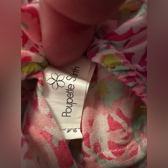 Women’s, Poupette St. Barth Cropped Floral Blouse, size M/L - Picture 8 of 8